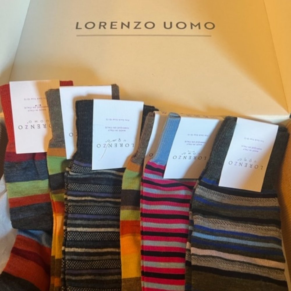 Lorenzo Uomo Socks (6 pairs) NWT